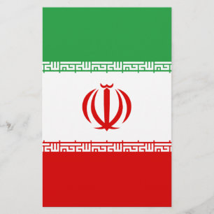 Iran Flagga Flygblad