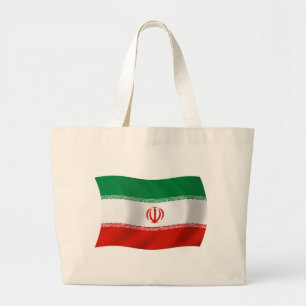 Iran Flagga Handväskor Jumbo Tygkasse