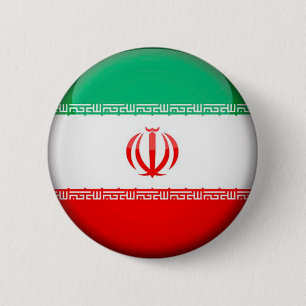 Iran Flagga Knapp