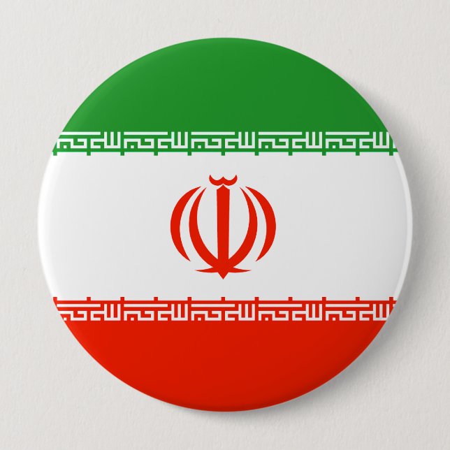 Iran flagga knapp (Framsida)