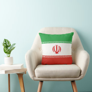 Iran flagga kudde