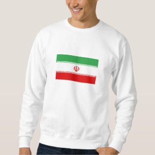 Iran Flagga Lång Ärmad Tröja