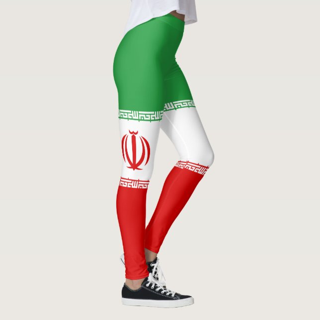 Iran Flagga Leggings (Höger)