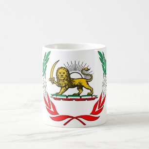 iran flagga magisk mugg