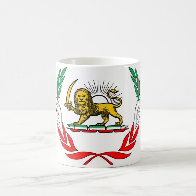 iran flagga magisk mugg (Center)