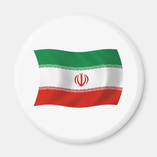 Iran Flagga Magnet (Framsidan)