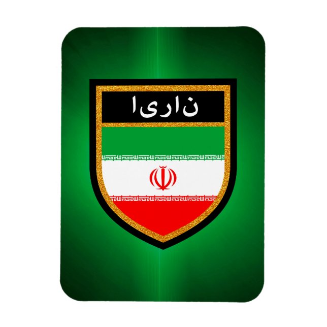 Iran Flagga Magnet (Vertikal)