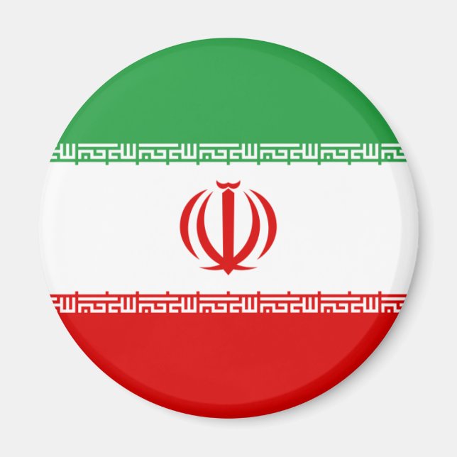 Iran Flagga Magnet (Framsidan)