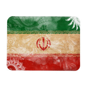 Iran Flagga Magnet