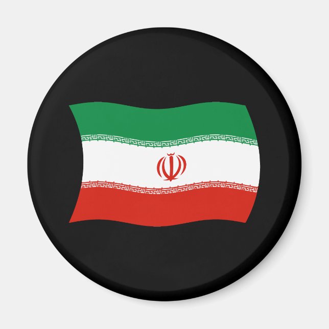 Iran Flagga Magnet (Framsidan)