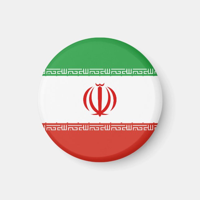 Iran flagga magnet (Framsidan)