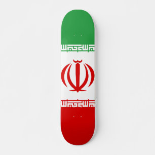 Iran Flagga Mini Skateboard Bräda 18,5 Cm