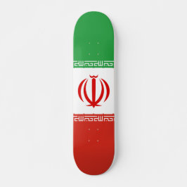 Iran flagga mini skateboard bräda 18,5 cm