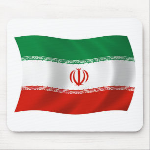 Iran Flagga Mousepad Musmatta