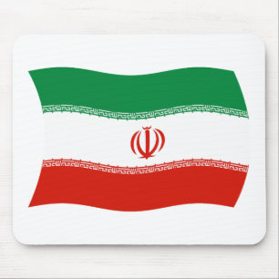 Iran Flagga Mousepad Musmatta