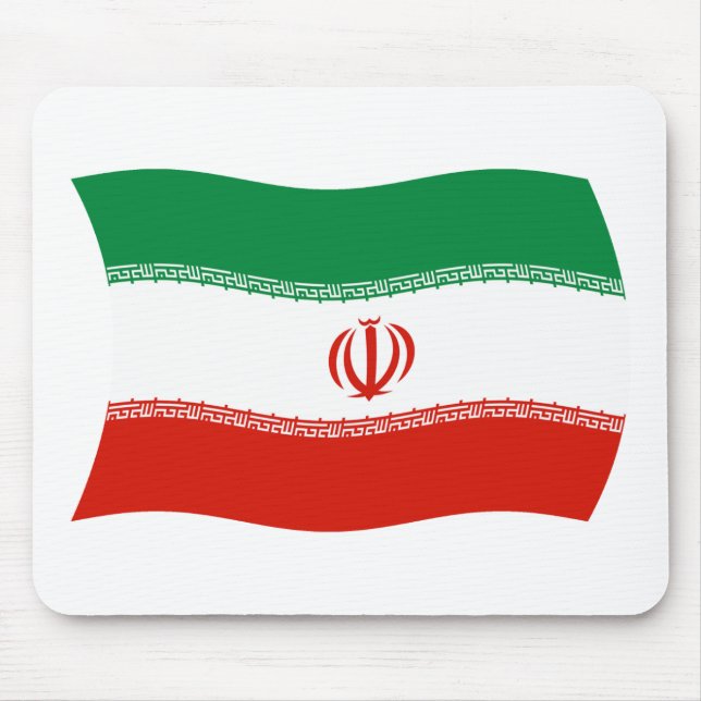 Iran Flagga Mousepad Musmatta (Framsidan)