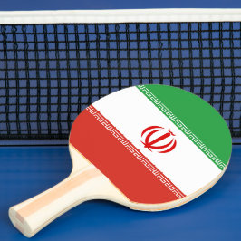 Iran flagga pingisracket