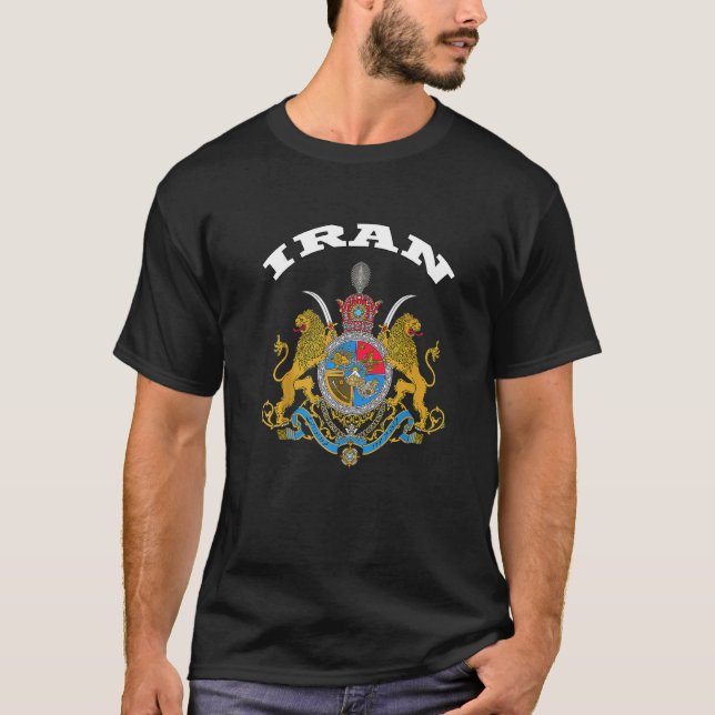 Iran Flagga souvenir Iranian Persian T Shirt (Framsida)