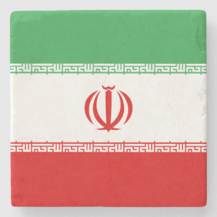 Iran Flagga Stenunderlägg