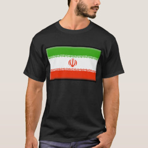 Iran flagga t shirt