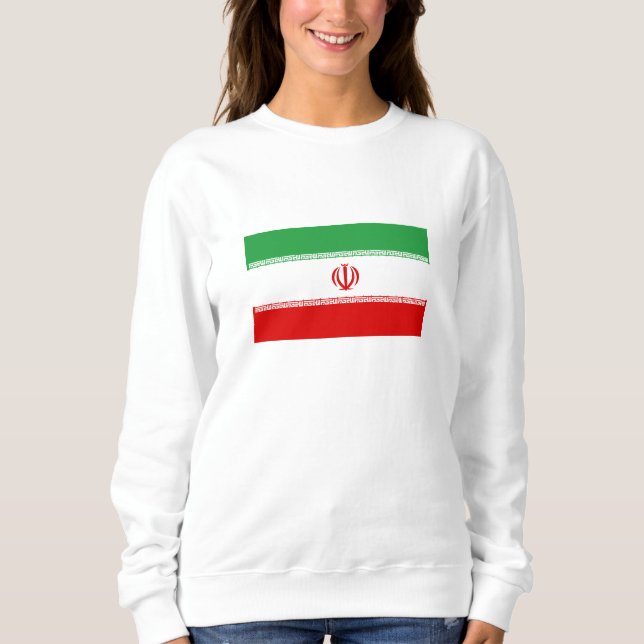 Iran Flagga T Shirt (Framsida)