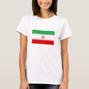Iran Flagga T Shirt