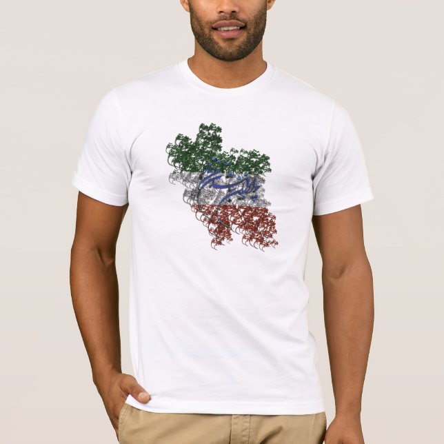 IRAN FLAGGA T-SHIRT (Framsida)