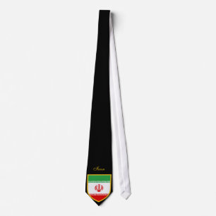 Iran Flagga Tie Personlig Slips