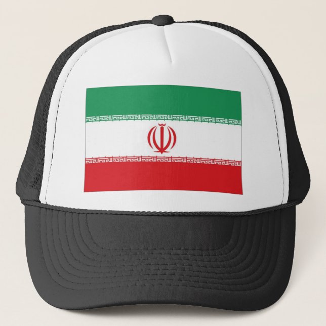 Iran Flagga Truckerkeps (Framsida)