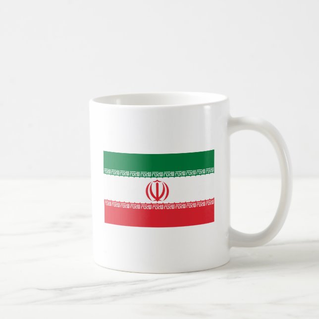 Iran flaggamugg kaffemugg (Höger)