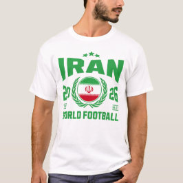 Iran Fotboll 2026 T Shirt