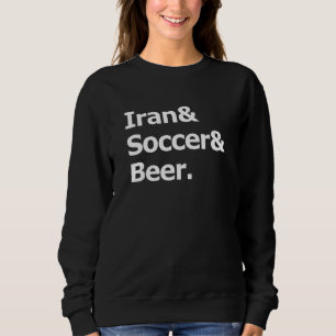 Iran Fotboll Öl Fotboll Iranska Rötter Fotboll Pap T Shirt