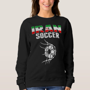Iran Fotbollboll I Nät Mål   Iransk Fotboll Stöd T Shirt