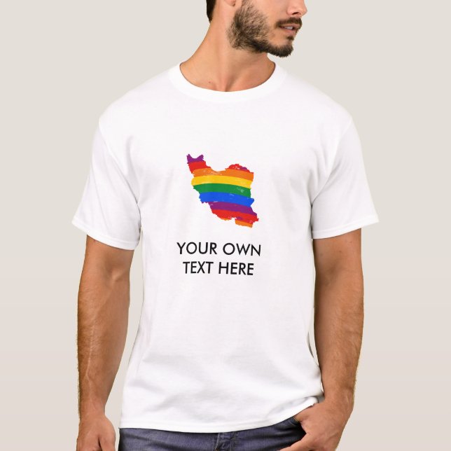 IRAN GAY PRIDE TEE SHIRT (Framsida)