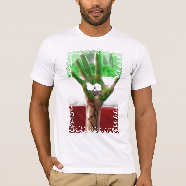Iran grön rörelse t-shirt (Framsida)
