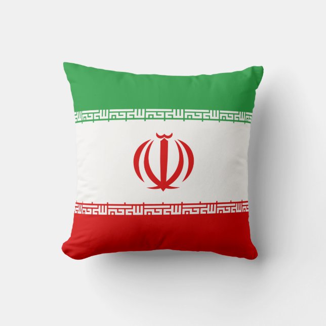 Iran (Iran) Flagga Kudde (Framsida)