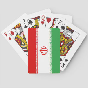 Iran (iranier) flagga casinokort