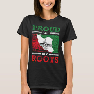 Iran Iranier Perser Irani Flagga Iran Rötter Farsi T Shirt