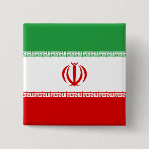 Iran (Iranska) Flagga Knapp