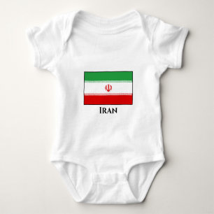 Iran (Iranska) Flagga T Shirt