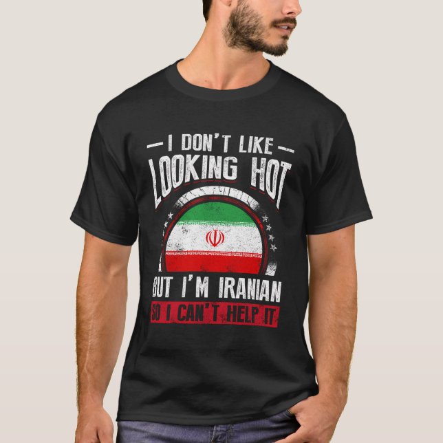 Iran iranska rötter iranska arv Proud Iranians T Shirt (Framsida)