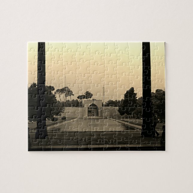 Iran Isfahan chehel sotun palats 1970 Pussel (Horisontell)