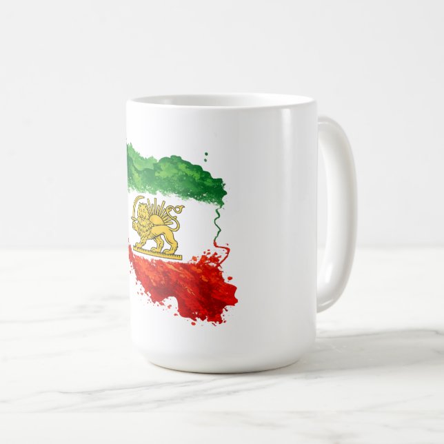 Iran Lejon & Sol Kopp | Persiska Shir o Khorshid M (Framsida höger)