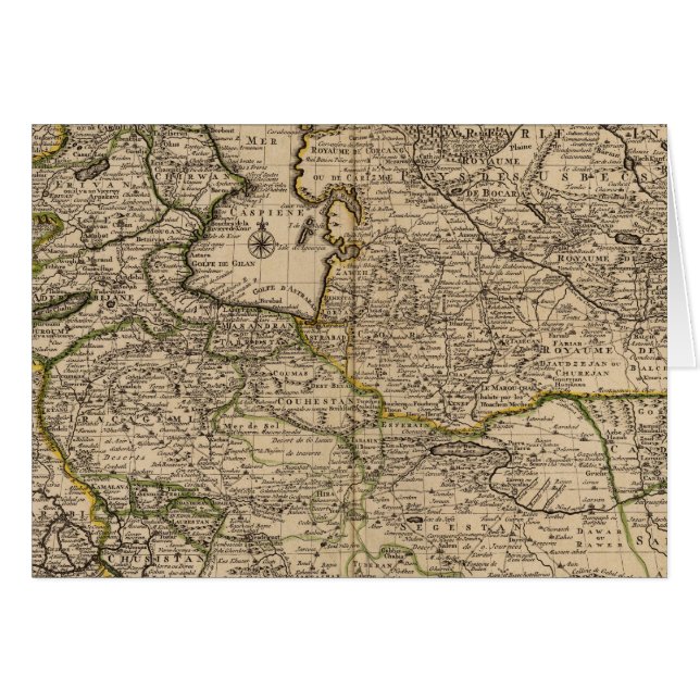 Iran och Asien Hälsningskort (Framsidan Horizontal)