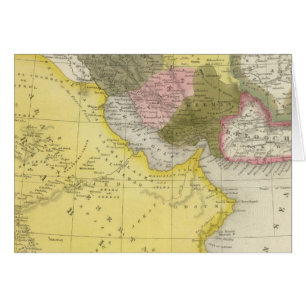Iran och Saudiarabien Hälsningskort