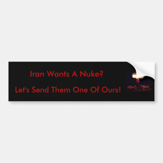 Iran önskar Nuke? Bildekal