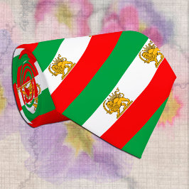 Iran, persiska flagga med Lejon, Shah of Iran Rand Slips