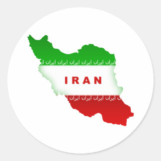 Iran Runt Klistermärke
