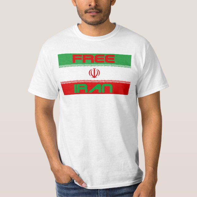 Iran skjorta tee shirt (Framsida)