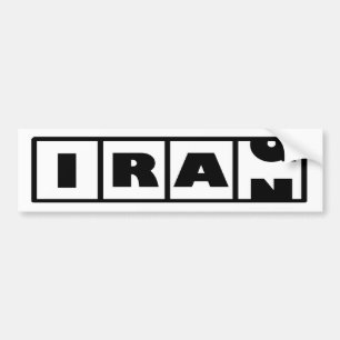 Iran till Irak Bildekal